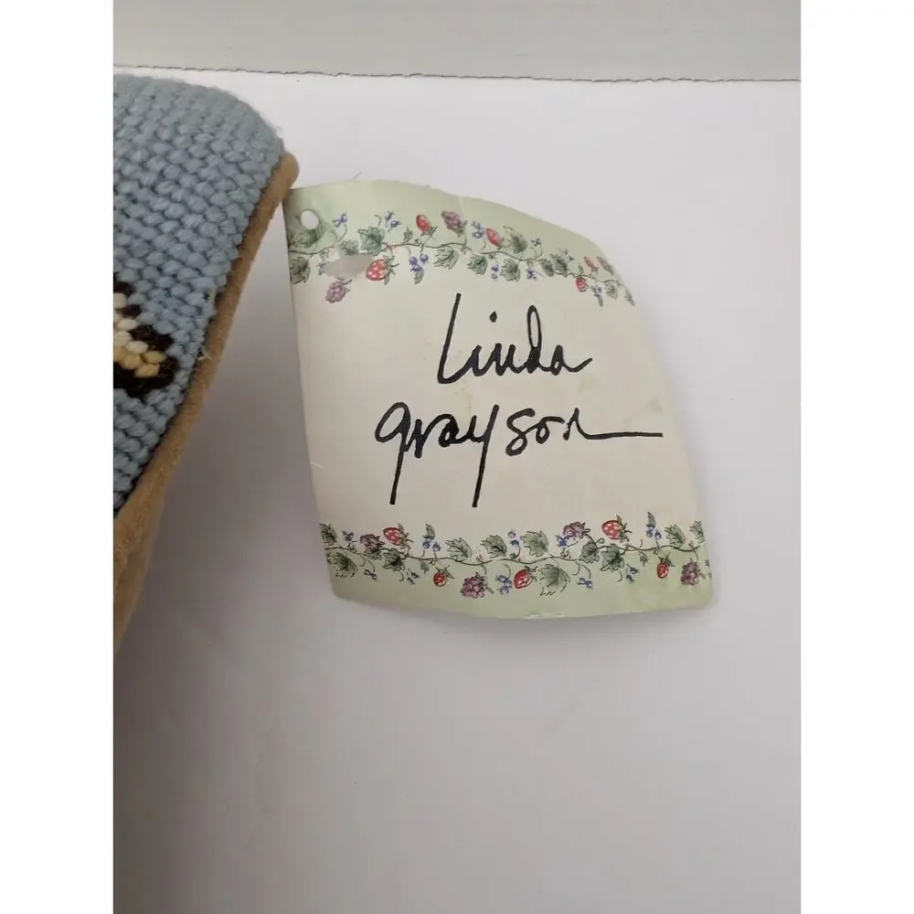 Linda Grayson Needlepoint Pillow The Smaller The Dog The Bigger The Personality